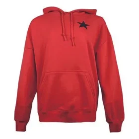 Logo Knit Kapuzen-Kordelzug Rot