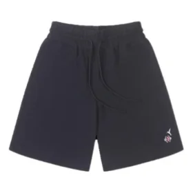 Logo Mid Length Knit Short Asien-Größen „Schwarz“