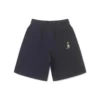 Logo Mid Length Knit Short Asien-Größen „Schwarz“