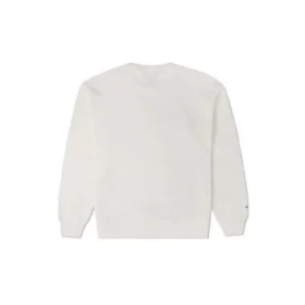 Logo-Sweatshirt mit Rundhalsausschnitt, asiatische Größen „Weiß“