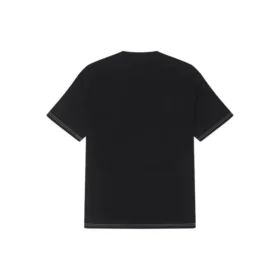 Logo-T-Shirt asiatische Größen „Black“
