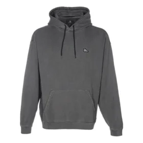Loose Fit Sneaker Patch Hoodie asiatische Größen „Schwarzgrau“