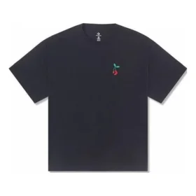 Loose Fit Star Chevron Cherry Tee asiatische Größen „Schwarz“