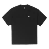Loose Fit Tea Tee asiatische Größen „Schwarz“
