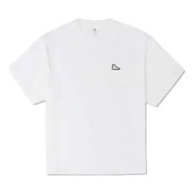 Loose Fit Tea Tee asiatische Größen „Weiß“