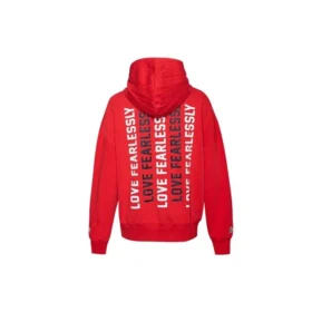 Love The Progress 2.0 Oversized-Pullover-Hoodie, asiatische Größen, „Rot“