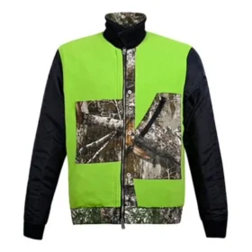 Lässige Jacke mit Stehkragen, asiatische Größen, „Multi-Color“
