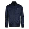 Lässige Sport-Baseballjacke mit Stehkragen, asiatische Größen „Navy“