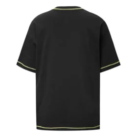 Lässiges T-Shirt, asiatische Größen „Schwarz Gelb“