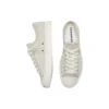 Mit Kunstfell gefütterte Leder-Jack-Purcell-Schuhe „Pink/Weiß“
