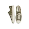 Mit Kunstfell gefütterte Leder-Jacke Jack Purcell „Green White“