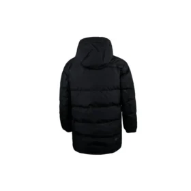 Mittellange Daunenjacke mit Daunenfüllung, asiatische Größen „Schwarz“