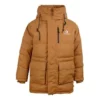 Mittellange Daunenjacke mit Daunenfüllung, asiatische Größen „Wheat“