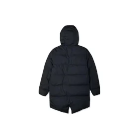 Mittellange Winter-Daunen-Jacke, asiatische Größen „Schwarz“