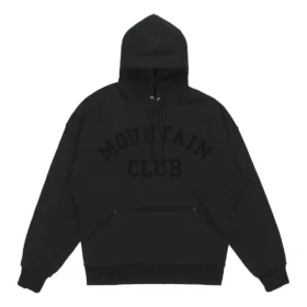 Mountain Club Hoodie asiatische Größen „Schwarz“