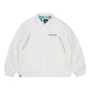 Neujahrsserie Logo-Print Revers-Jacke Cremeweiß