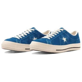 One Star J Suede „Blau-Weiß“