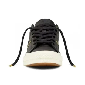 One Star OX Schuhe „Schwarz/Weiß“ Leder