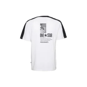 One Star Panel T-Shirt asiatische Größen „White“