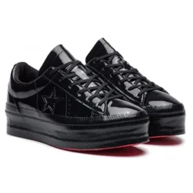One Star Platform Ox „Patent Black“