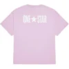 One Star T-Shirt asiatische Größen „Purple White“