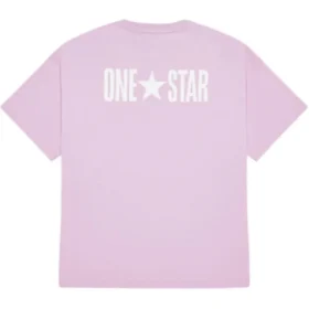 One Star T-Shirt asiatische Größen „Purple White“