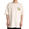 Outdoor Graphic Tee asiatische Größen „Beige“