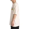 Outdoor Graphic Tee asiatische Größen „Beige“