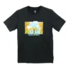 Overgrown Hoops T-Shirt asiatische Größen „Schwarz“