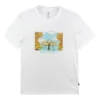 Overgrown Hoops T-Shirt asiatische Größen „Weiß“