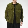 Overhead-Shirt-Jacke, asiatische Größen, „Olive Green“