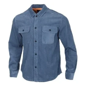 Overhead Shirt Jacke Asien-Größen „Lakeside Blue“