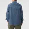Overhead Shirt Jacke Asien-Größen „Lakeside Blue“