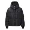 Oversized-Daunenjacke in asiatischer Größe „Schwarz“