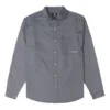 Oxford-Hemd mit Knöpfen, asiatische Größen „Grey Blue“