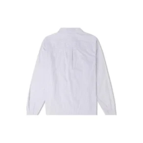 Oxford-Hemd mit Streifen, asiatische Größen, „Vapor Violet“