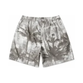 Palm Trees 7″-Shorts (asiatische Größen) „Black Palm“
