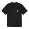 Pocket Tee Asia-Größen „Schwarz“