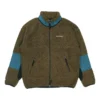 Polarfleece-Sherpa-Jacke in asiatischen Größen „Surplus Olive“