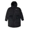 Premium-Daunenjacke in asiatischer Größe „Schwarz“