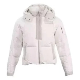 Premium-Kurzdaunenjacke, asiatische Größen „Weiß“