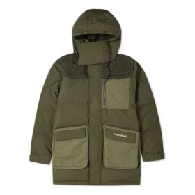 Premium Mid Daunenjacke asiatische Größen „Cargo Khaki“