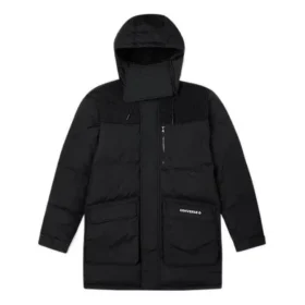 Premium Mid Daunenjacke asiatische Größen „Schwarz“