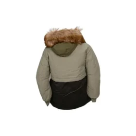 Premium-Mode-Mid-Daunenjacke in asiatischen Größen „Army Green“