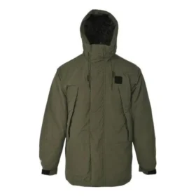Premium Windproof Mid Daunenjacke asiatische Größen „Olivgrün“
