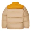 Puffer-Winterjacke asiatische Größen „Beige Tan“