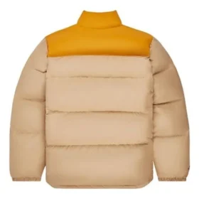 Puffer-Winterjacke asiatische Größen „Beige Tan“