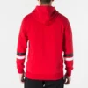 Pullover-Hoodie mit College-Schriftzug, asiatische Größen, „Rot“