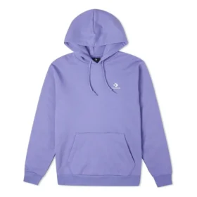 Pullover-Hoodie mit gesticktem Stern-Chevron-Muster, asiatische Größen, „Lila“