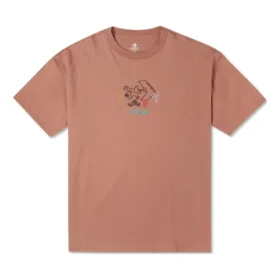 Pushing Along T-Shirt asiatische Größen „Mineral Clay“